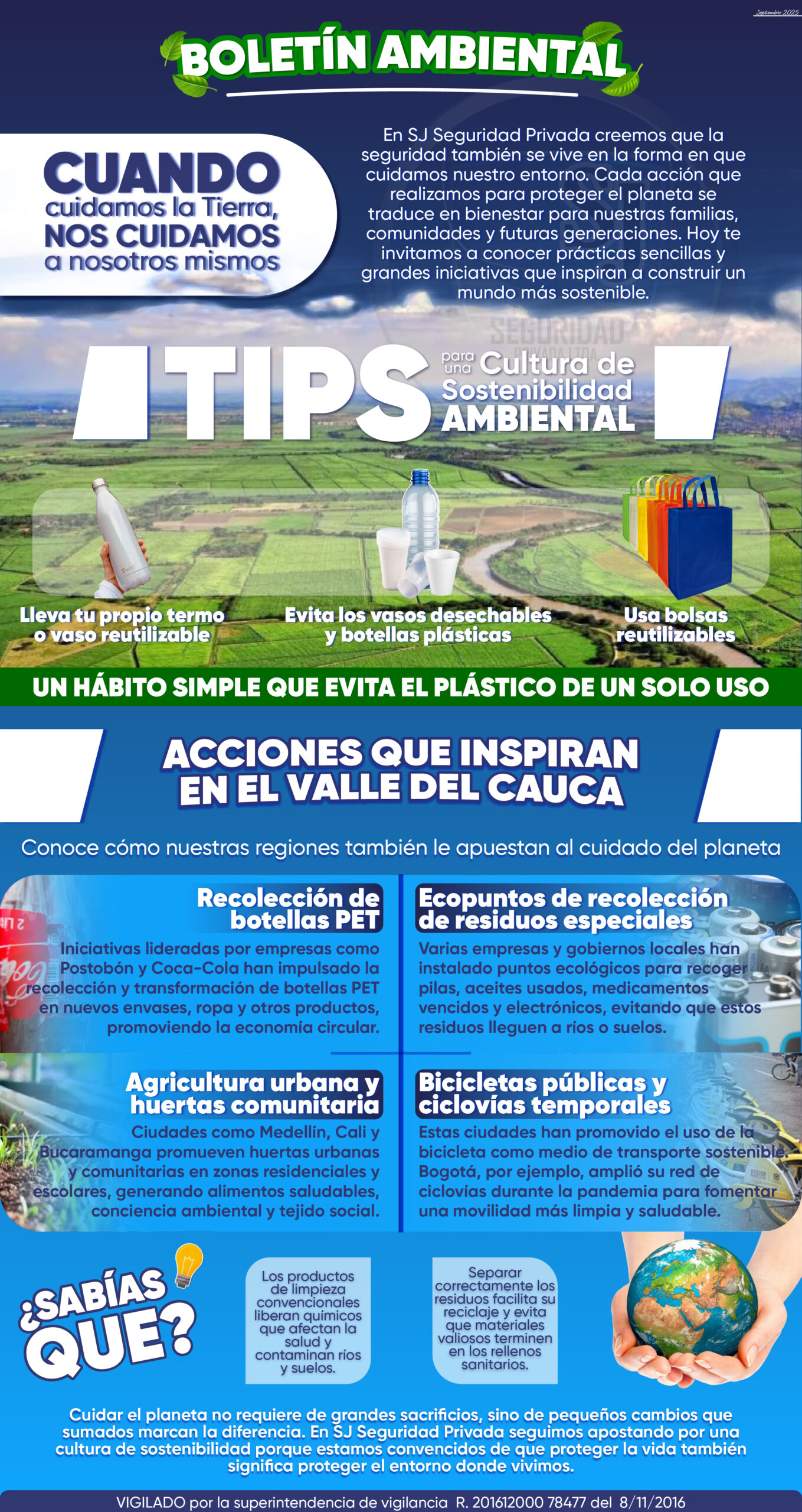 Bolet??n Ambiental "Cuidando la Tierra"