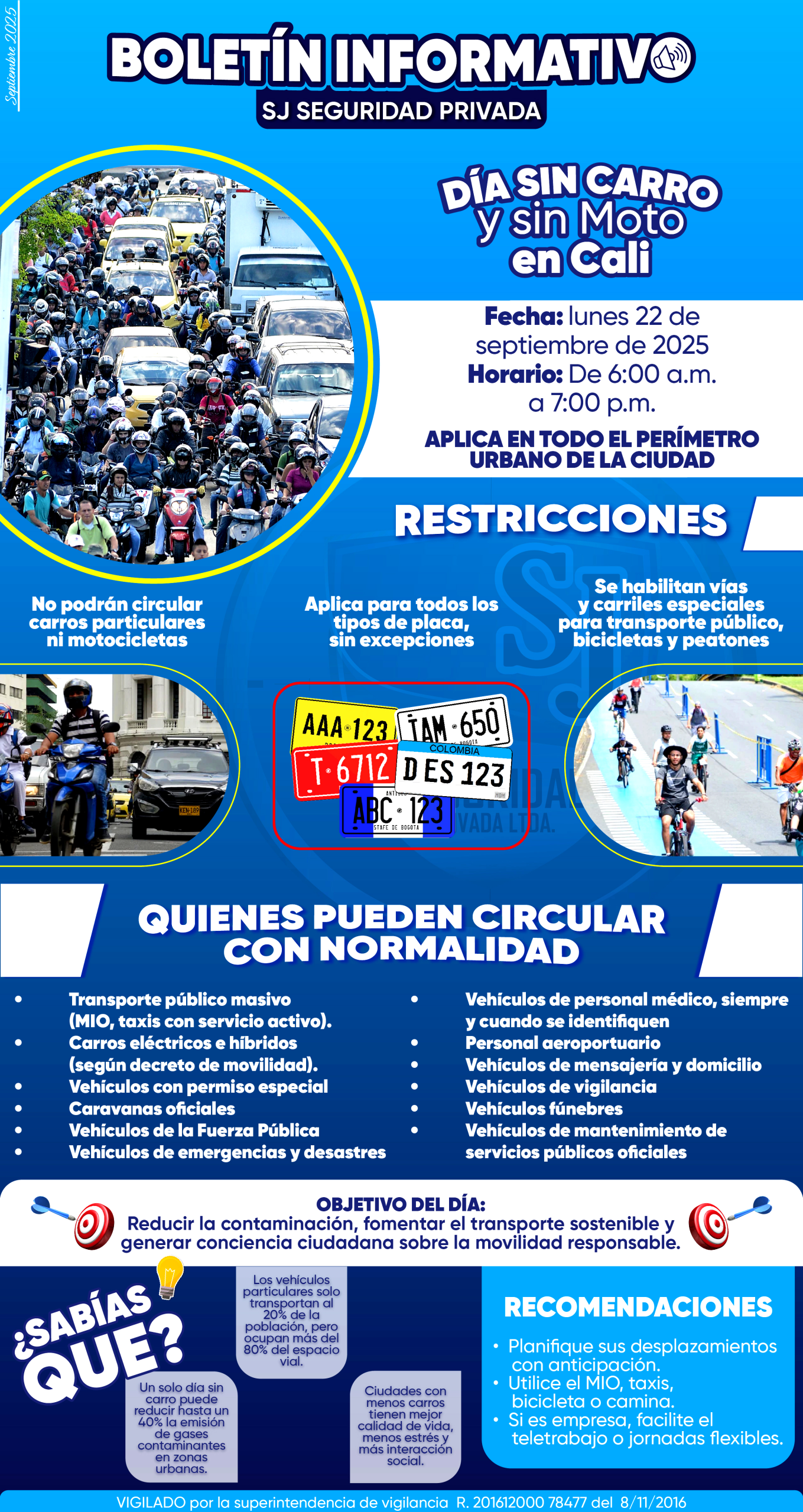D??a sin carro ni moto Cali